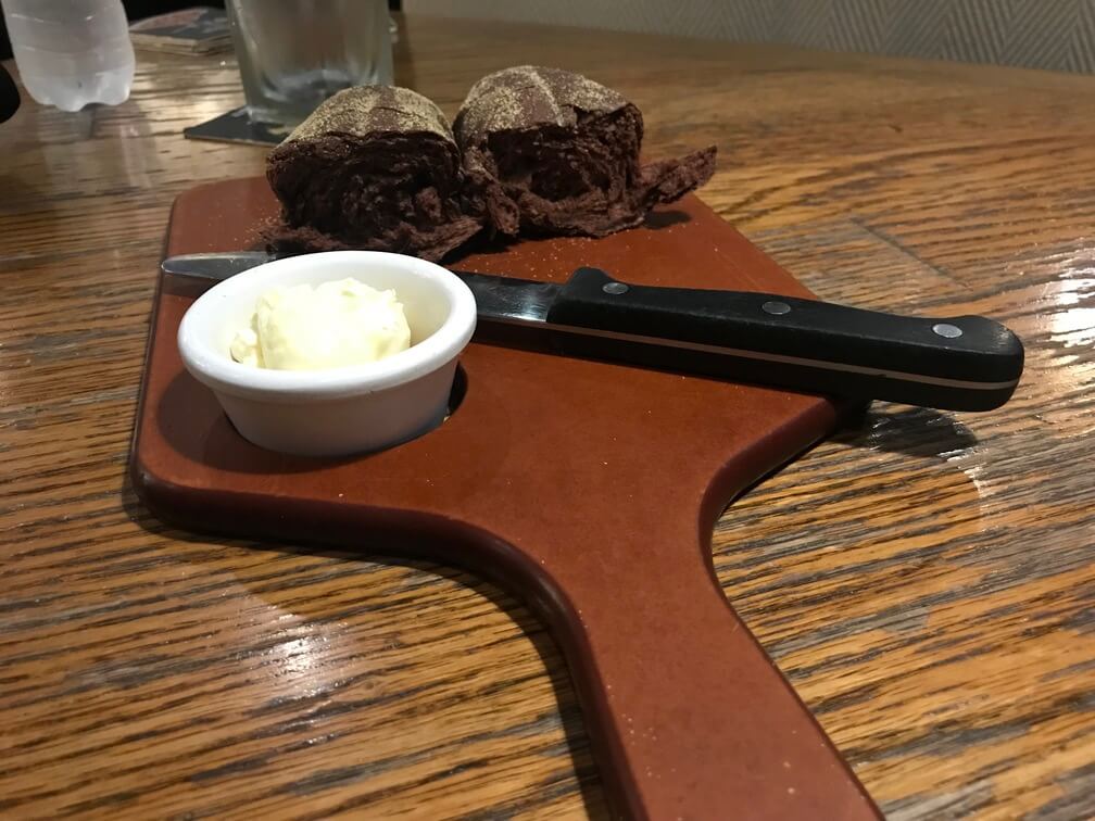 Outback Bread in Outback Steakhouse in Makati, Philippines